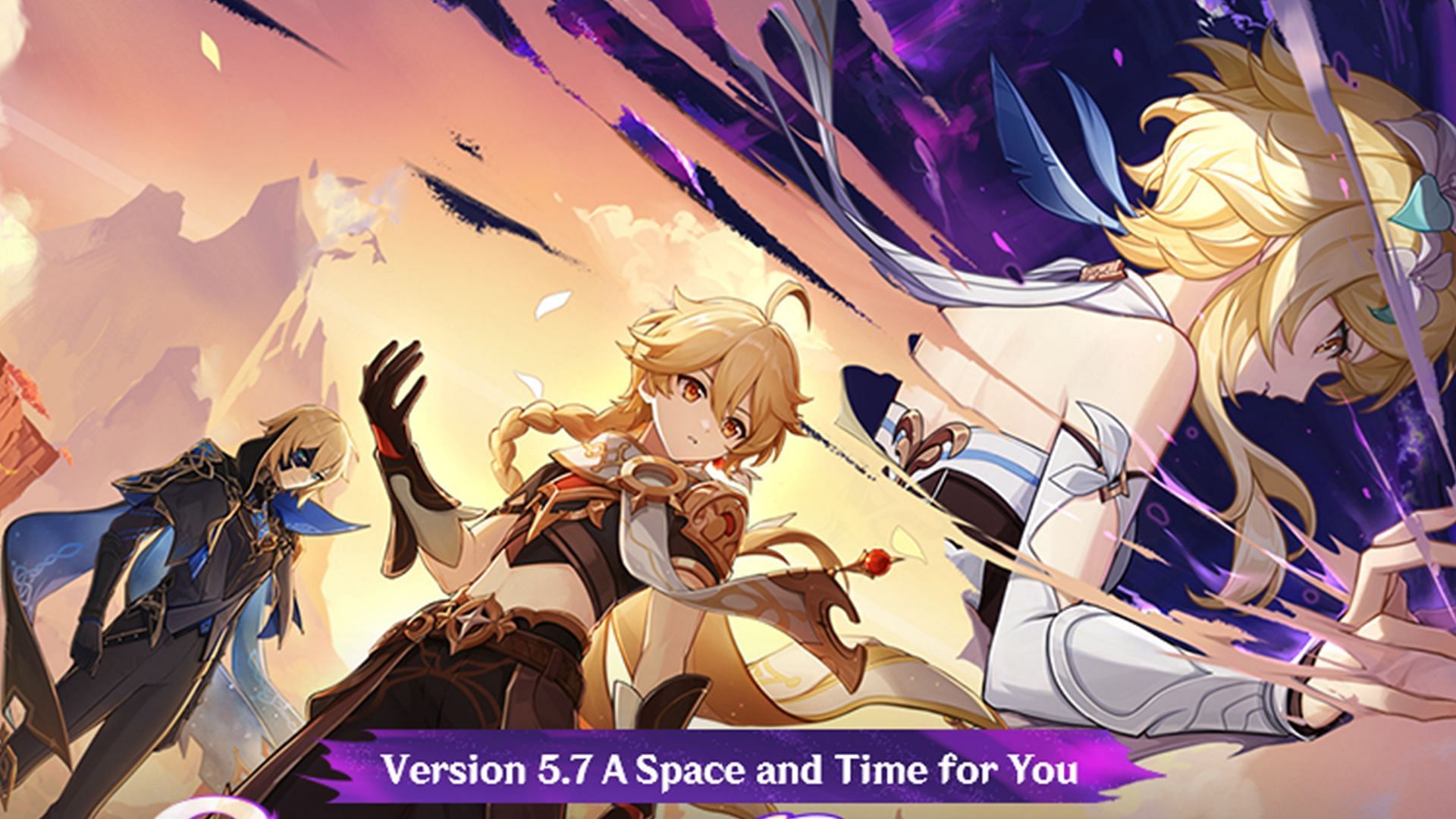 Aether, Lumine, and Dainsleif will show up in the new quest (Image via HoYoverse)